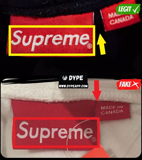 how to identify a fake supreme